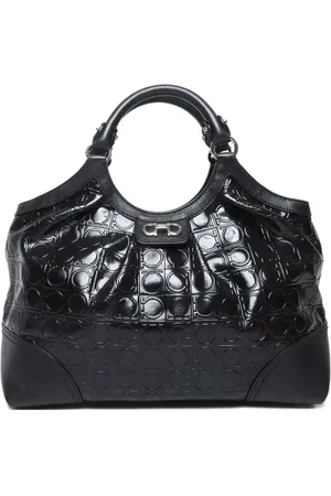 Salvatore Ferragamo 2000-2020 Gancini Patent Leather tote bag