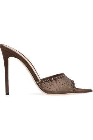 Gianvito Rossi Rania 105mm crystal-embellished sandals