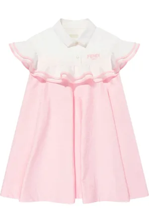 Fendi Logo-embroidered dress