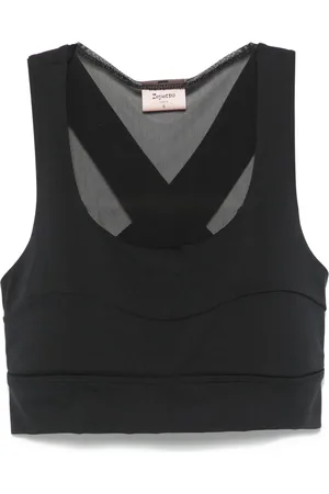 Repetto Tulle-panel sports bra