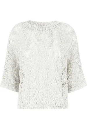 ANTONELLI Crew-neck knitted top