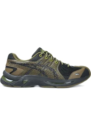 Asics Leather-panelled sneakers