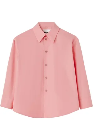 Jil Sander Straight-point collar cotton shirt