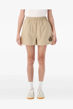 Sporty & Rich Logo-embroidered shorts