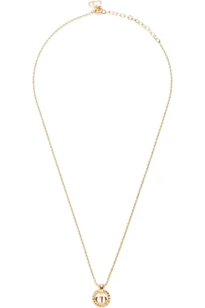 Dior 1990-2015 CD logo-pendant necklace
