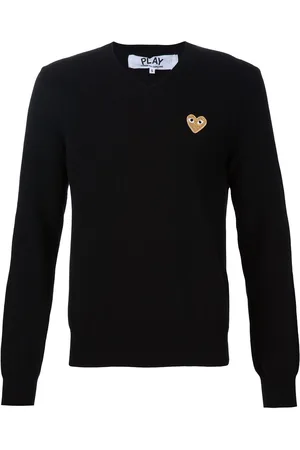 Comme des Garçons Embroidered heart jumper