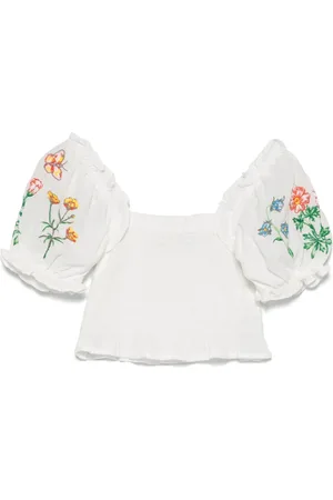 Stella McCartney Floral-embroidered blouse