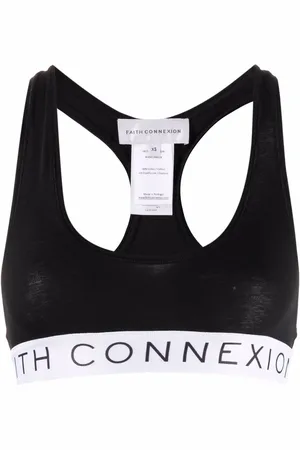 FAITH CONNEXION Logo-tape racerback vest