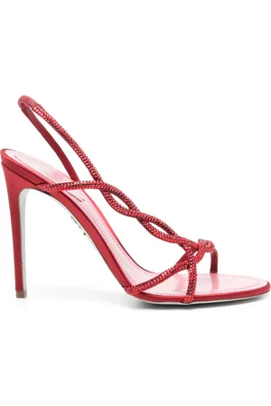 RENE CAOVILLA 110mm rhinestone-embellished sandals