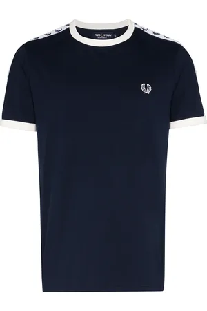 Fred Perry Logo-embroidered cotton T-shirt