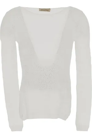 GENTRYPORTOFINO Semi-sheer sweater