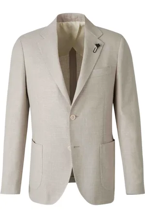 LARDINI Basketweave blazer