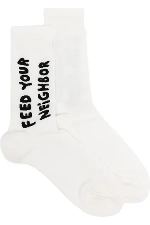 Sky High Farm Intarsia-knit socks