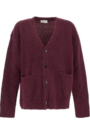 LANEUS Virgin wool-blend cardigan