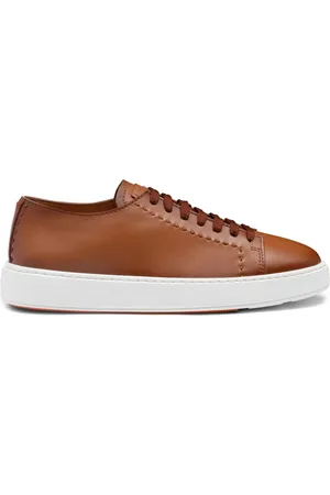 santoni Leather sneakers