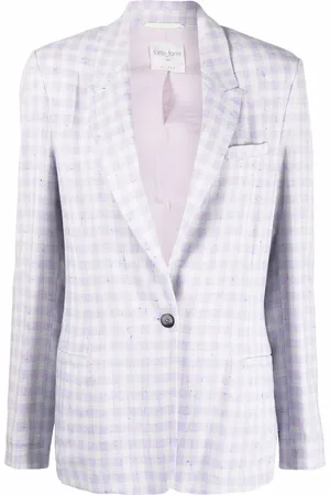 FORTE FORTE Check-print blazer