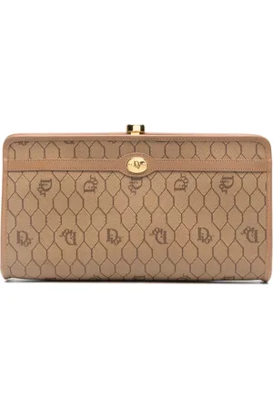 Dior 1980s pre-owned Honeycomb clutch bag