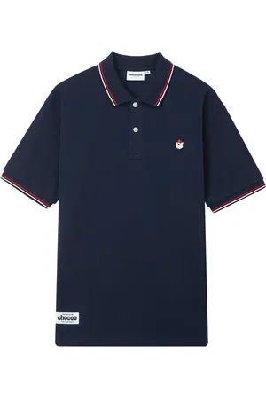 Chocoolate Logo-patch polo shirt