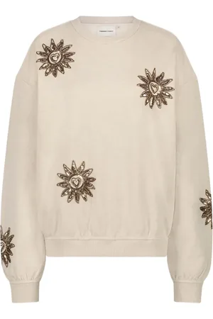 Fabienne Chapot Archie sequinned sunflower sweatshirt