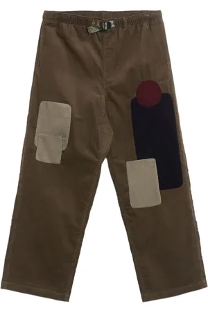 Brain Dead Patch-detail cotton trousers