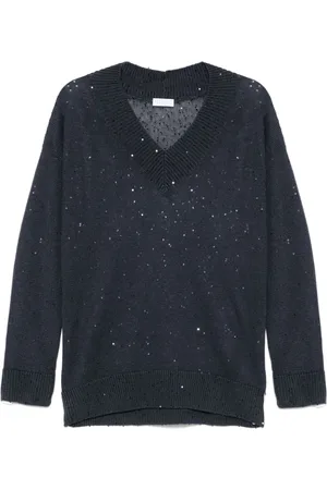 Brunello Cucinelli Sequin-embellished sweater