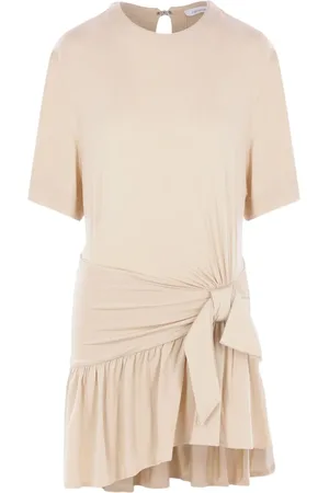 Paco rabanne Tie-detail ruffle dress