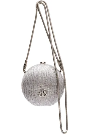 Isla Ibiza Crystal-embellished clutch bag