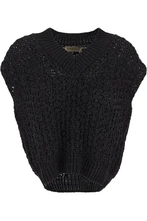 GENTRYPORTOFINO Sleeveless knitted vest