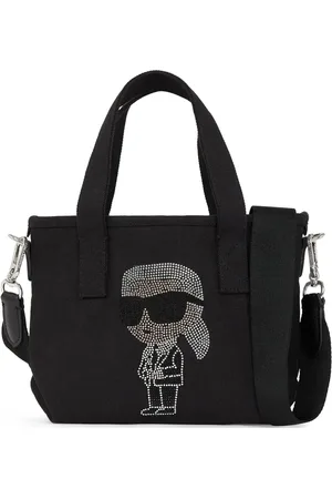 Karl Lagerfeld Ikon rhinestones tote bag