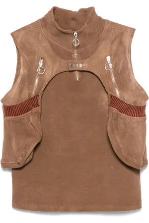 Charlie Constantinou Waffle-jersey vest