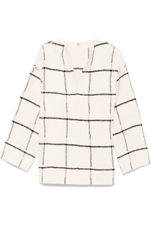 Totême Windowpane-check tunic