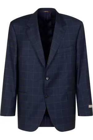 CANALI Check-pattern blazer