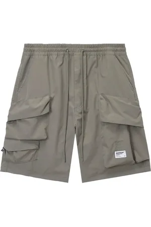 Musium Div. Logo-embroidered bermuda shorts