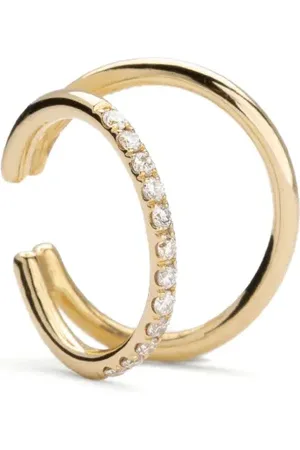 We by White Bird 14kt yellow Melina diamond ear cuff