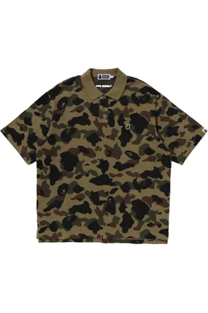 A Bathing Ape Camouflage-print polo shirt