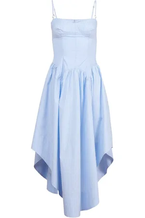 FLEUR DU MAL Poplin midi dress