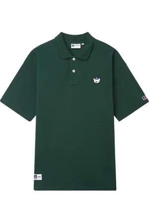 Chocoolate X Russell Athletic logo-patch polo shirt