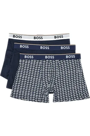 HUGO BOSS Logo-waistband briefs (pack of three)