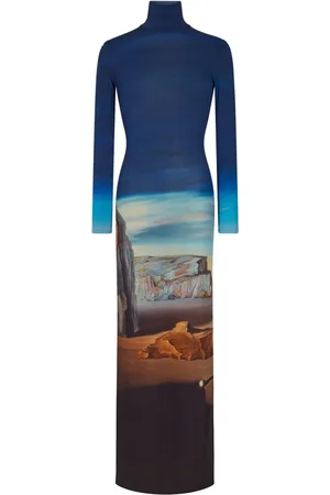 Paco rabanne Graphic-print maxi dress
