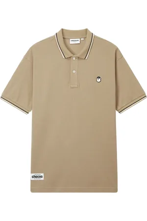 Chocoolate Logo-patch polo shirt