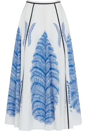 Giambattista Valli Graphic-print midi skirt