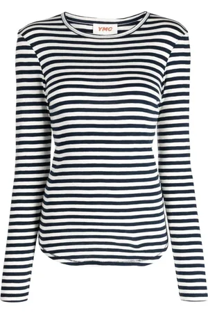 YMC Charlotte long-sleeve striped T-shirt