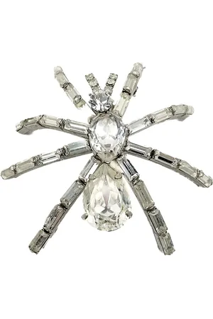 JENNIFER GIBSON JEWELLERY 1980s Spider brooch