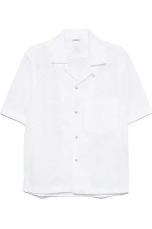 ELEVENTY Broderie anglaise shirt