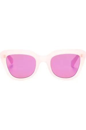 Stella McCartney Logo-print cat-eye sunglasses