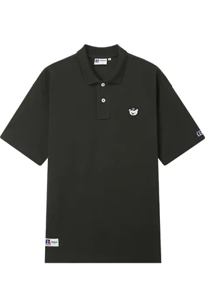 Chocoolate X Russell Athletic logo-patch polo shirt