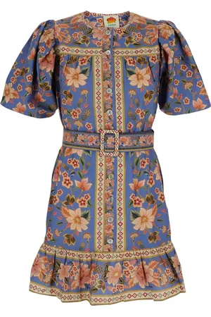 Farm Rio Superbloom Tapestry dress