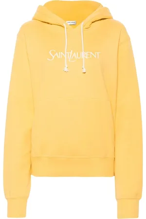 Saint Laurent Logo-print cotton hoodie