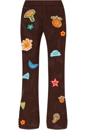 Casablanca Crochet-knit trousers