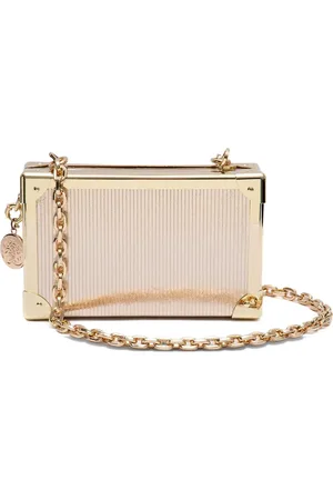 Isla Ibiza Metallic clutch bag